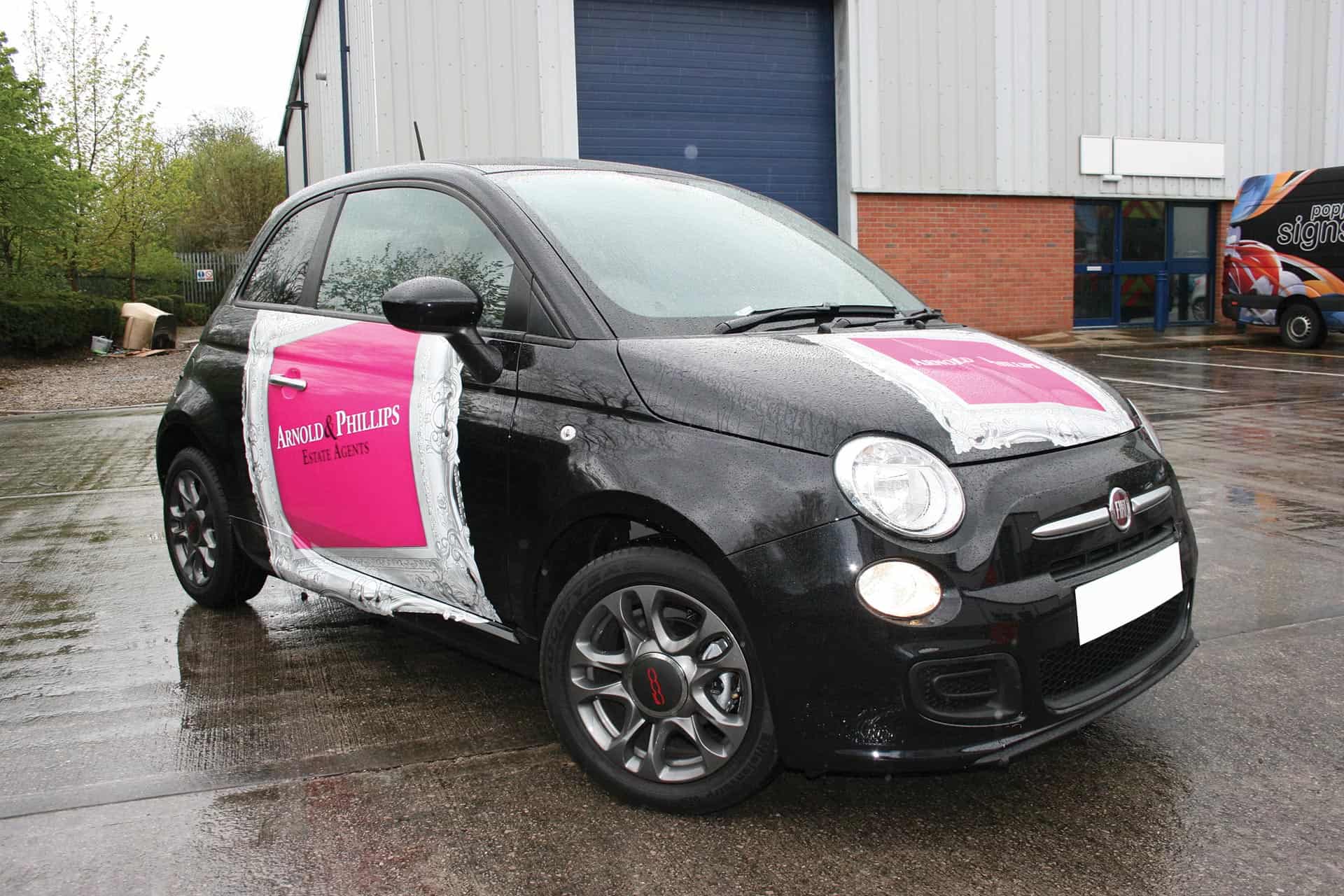 Arnold and Phillips Estate Agent - part vehicle wrap