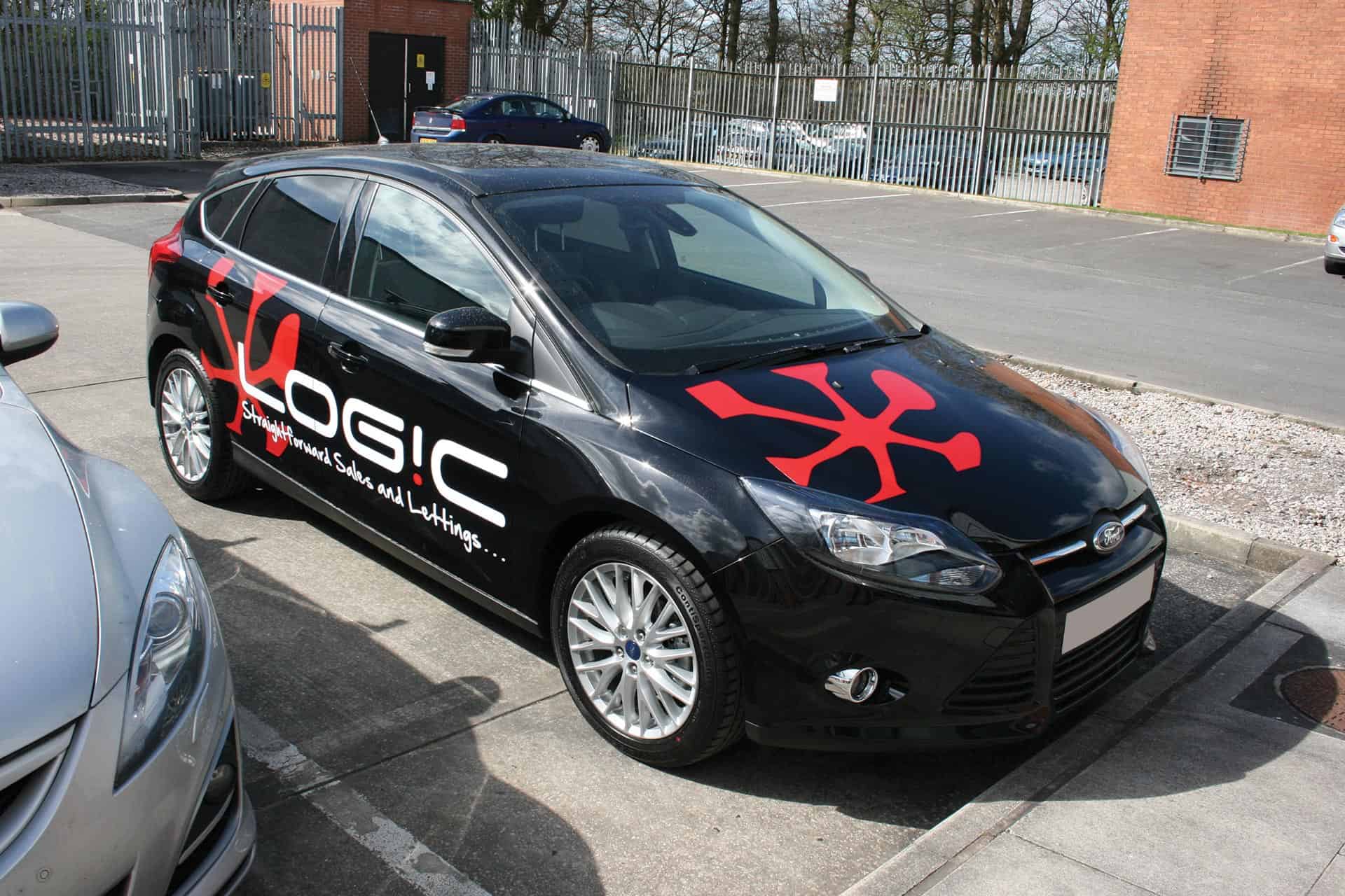 Logic Sales & Letting Services - vehicle graphics