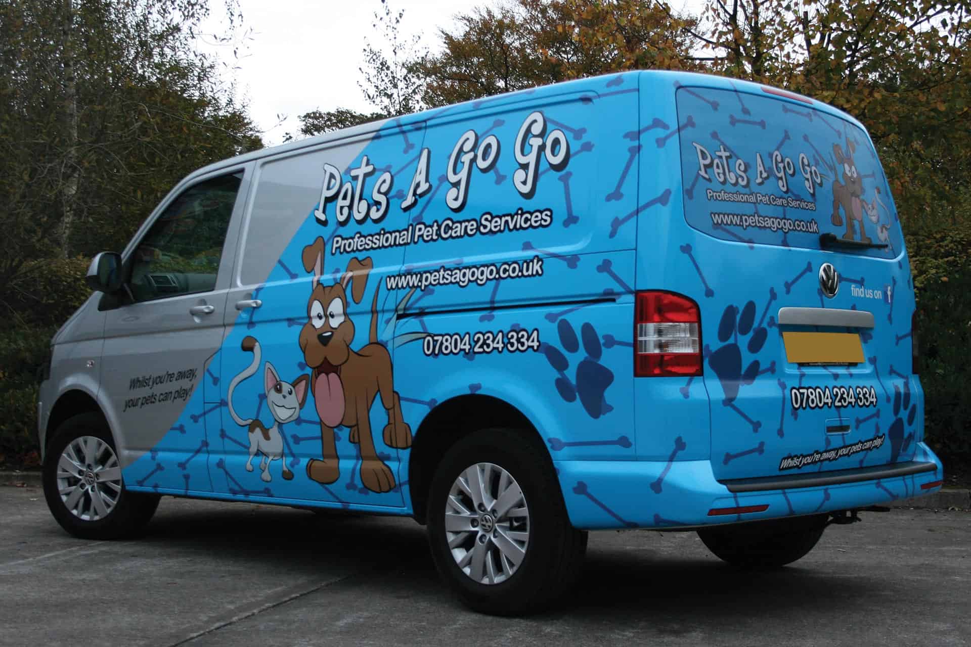 Pets and Go Go - full van wrap