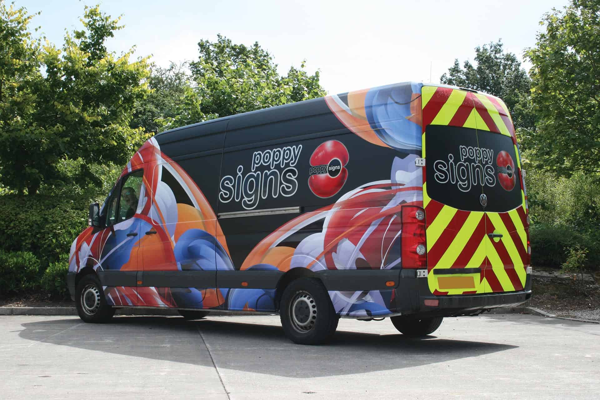 Poppy Signs - full colour vehicle wrap