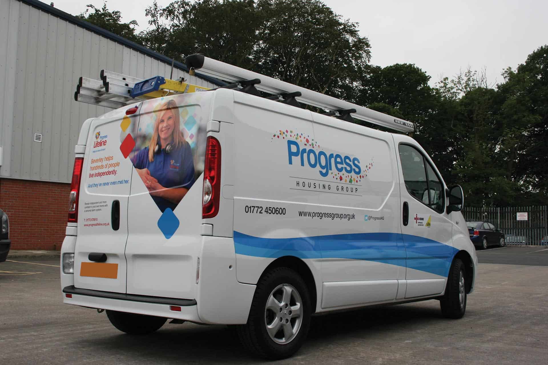 Progress Housing Group - vehicle part wrap and graphics